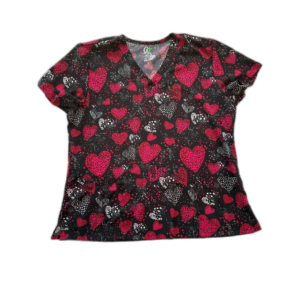 Heart Scrub Top